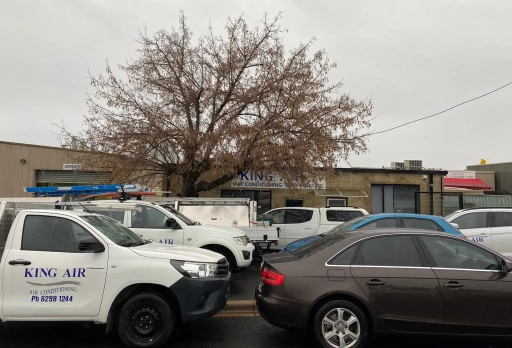King Air service vehicles at the Queanbeyan depot